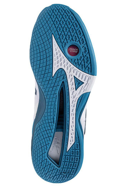 Мужские кроссовки для бадминтона/сквоша Mizuno Wave Stealth Neo - white/sailor blue/silver