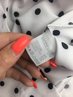 Блузка Modema в горох 42 размер, новая