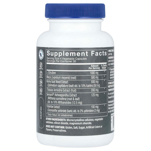 The Vitamin Shoppe, Ultimate Libido, для мужчин, 120 растительных капсул