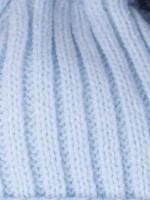 Шапка детская осенняя и шарф с ушками