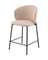 Стул полубарный Блейз велюр молочный