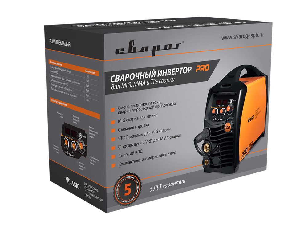 Полуавтомат Сварог PRO MIG 200 SYNERGY (N229)