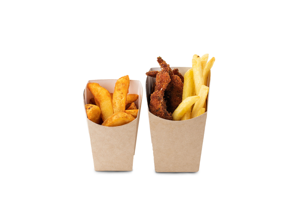 Упаковка OSQ SNACK CUP M для картофеля фри, попкорна, снеков