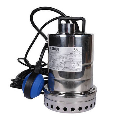 Насос дренажный STOUT SPD - 0,45 кВт (Hmax 8,8 м, Qmax 170 л/мин, кабель 10 м)