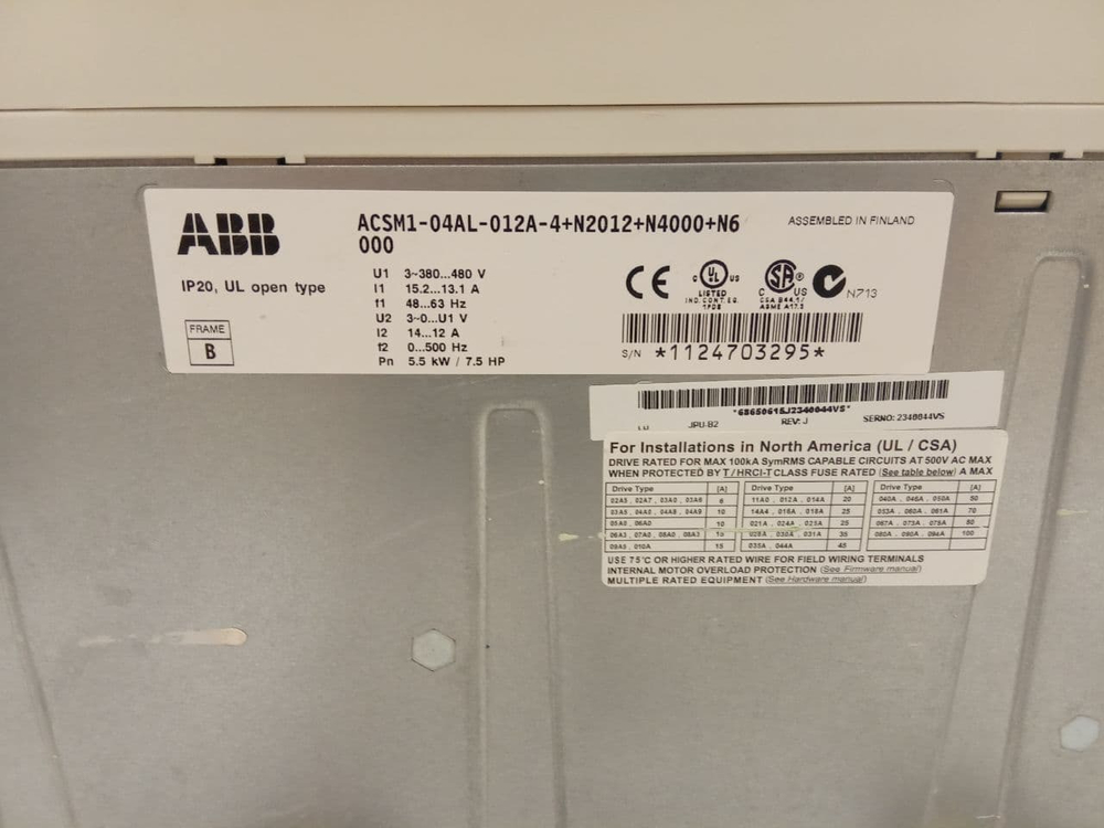 ACSM1-04AL-012A-4+N2012+N4000+N6000