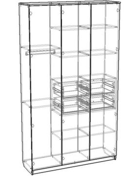 Шкаф ИЛИЯ правый