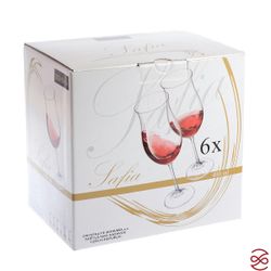 Набор бокалов для вина Crystalite Bohemia Safia 490мл (6 шт)