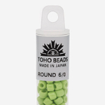 Японский бисер TOHO Round 6/0 (№44), непрозрачный глянцевый