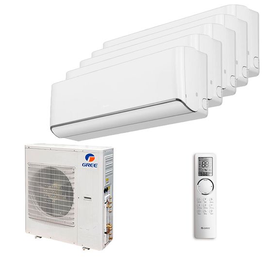 Мультисплит система на 5 комнат Gree GWH09AVCXB-K6DNA1B/I (white) x 5 / GWHD(42)NK6OO(LCLH)