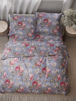 Простынь  перкаль Сказка "Прохоровская роза" 240x215 см