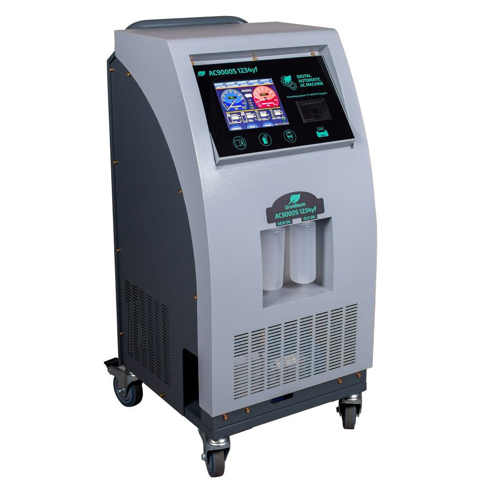 GrunBaum (AC9000S) Установка для заправки автокондиционеров автоматическая, 1234yf
