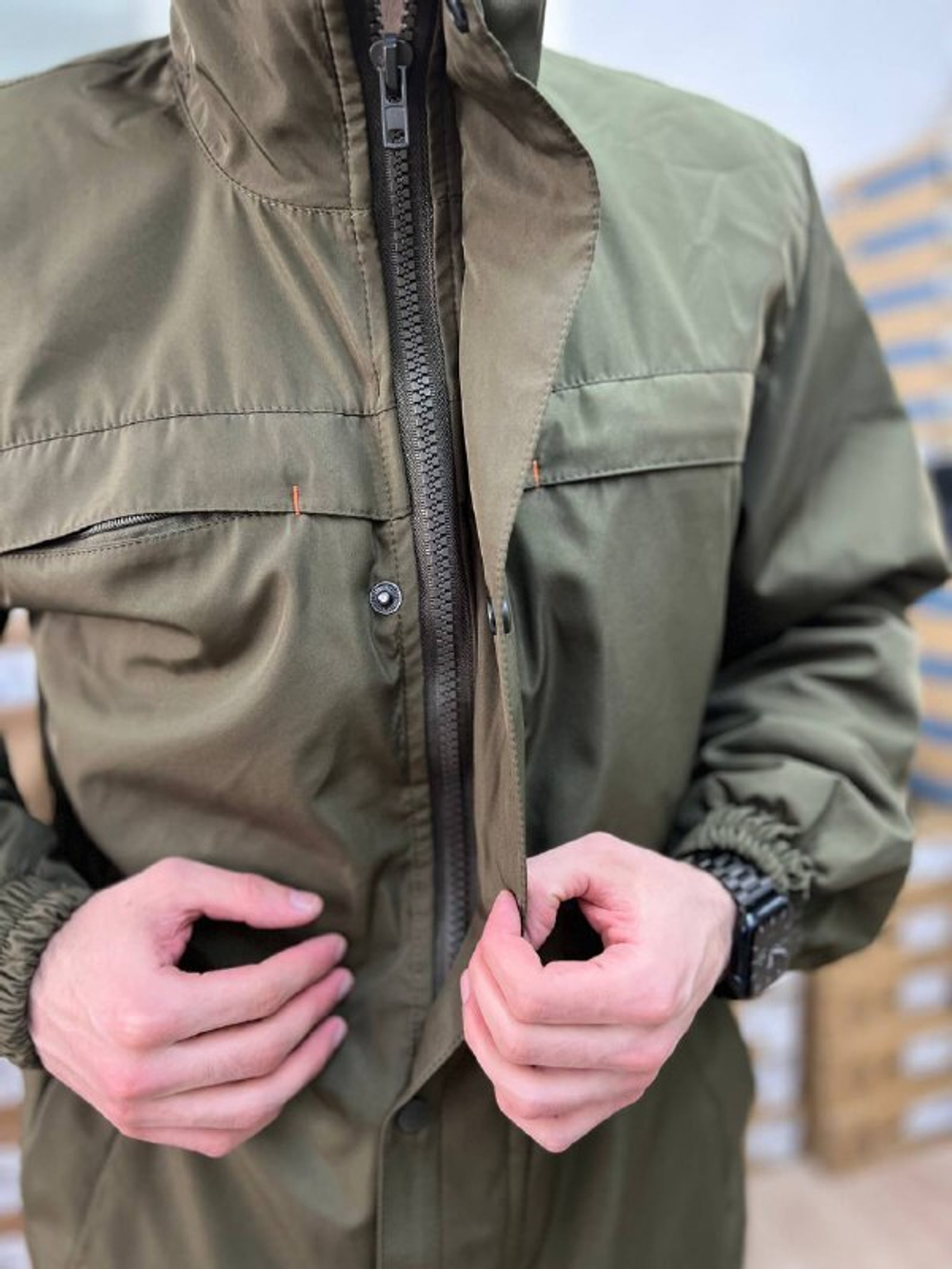 Костюм Город 2 деми / олива