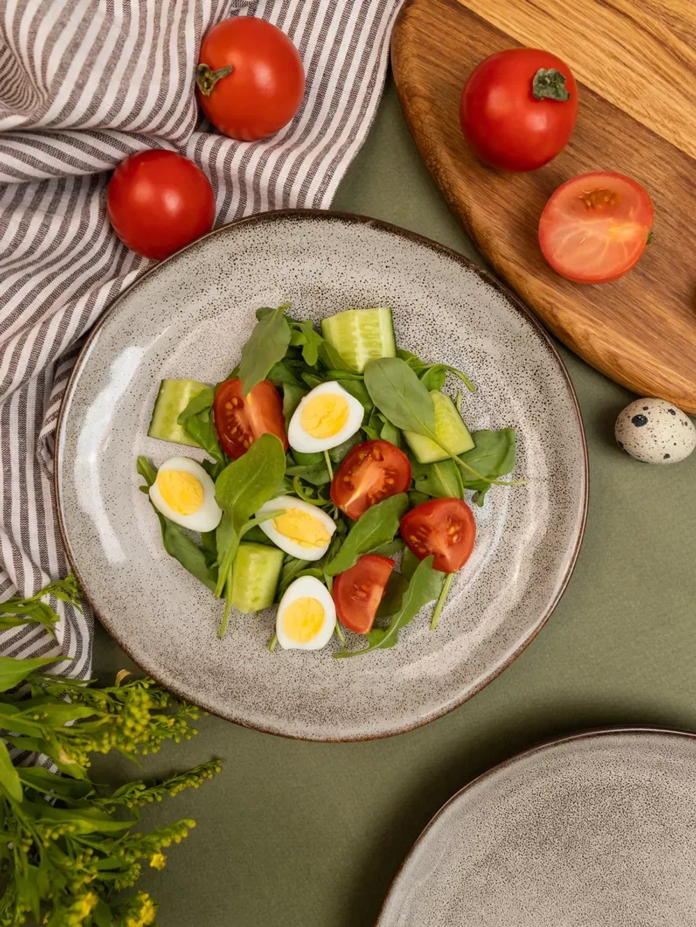 Тарелка плоская, Мокко 21 см - 6 шт.