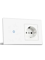 Сенсорный выключатель с розеткой электронный для дома