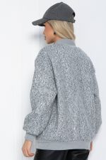 Бомбер Зара (серый) Б12516-7 LT Collection
