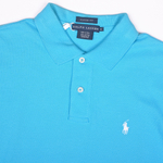 Женское голубое поло Ralph Lauren, М
