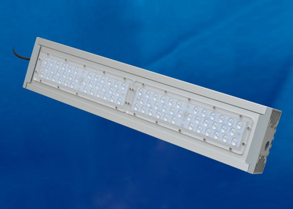 ULV-R24J 100W/5000К IP65 SILVER Светильник светодиодный уличный консольный. Белый свет (5000К). Угол 120x90 градусов. TM Uniel.