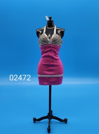 Одежда для куклы Барби винтаж платье 02472