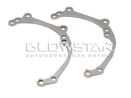 Переходные рамки Toyota, Mazda (скоба Koito), V40 рест, V50/55, (Venza 08-17 ксенон) Toyota Highlander 2 (2007-2014), Toyota Land Cruiser 200 (2012 - 2015), Nissan Qashqai II (2013 - 2019), Mitsubishi Pajero 4 (2014-2020)