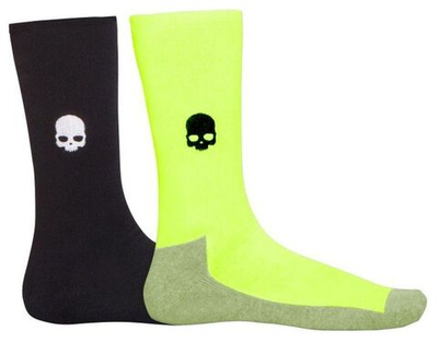 Теннисные носки Hydrogen Tennis Socks 2P - yellow fluo/black