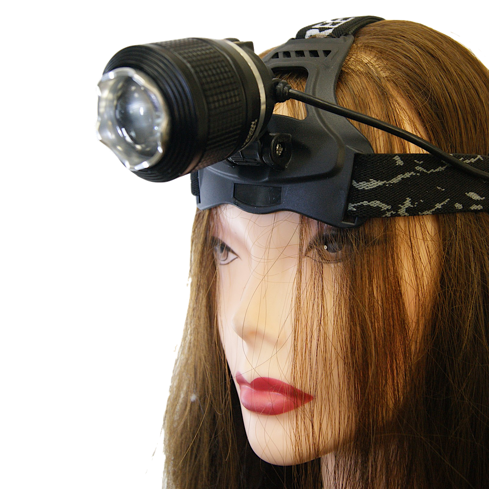 Фонарь Налобный YM-BL2199RW / HT-193-3 Линза большая + красн.свет 4 режим. 2х18650 USB-C