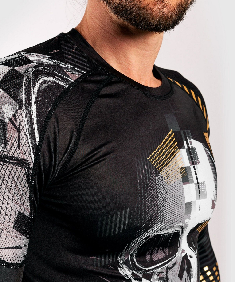 Рашгард Venum Skull Rashguard Long Sleeves  Black/Grey