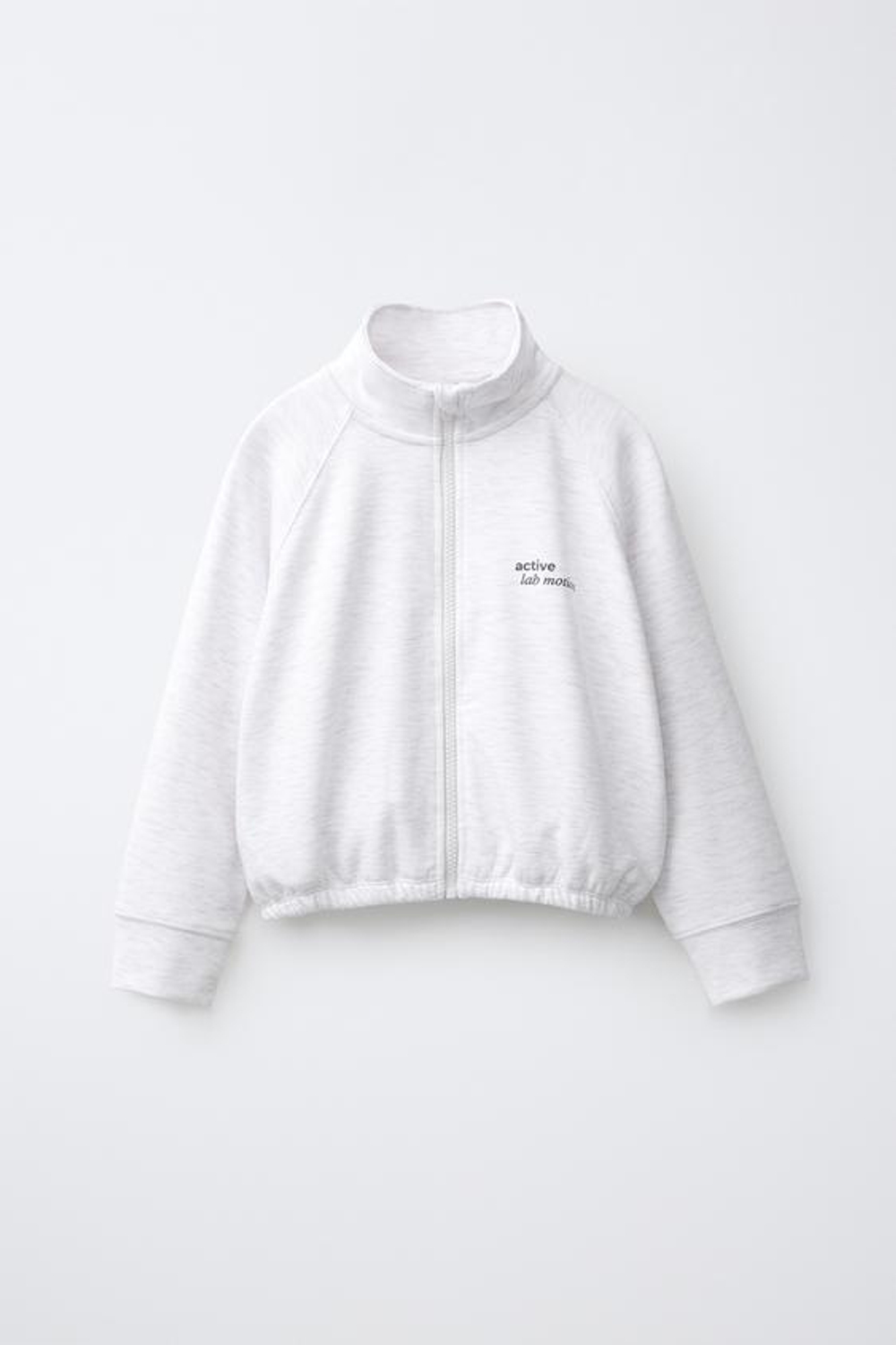 ZARA СПОРТИВНАЯ КУРТКА, СЕРЫЙ МЕЛАНЖ