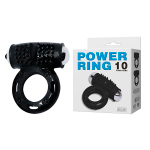 Черное эрекционное виброкольцо 3,8см Baile Power Ring BI-014355