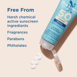 Blue Lizard Australian Sunscreen, Sheer, минеральный солнцезащитный крем для лица, SPF 50, 50 мл (1,7 жидк. унции)