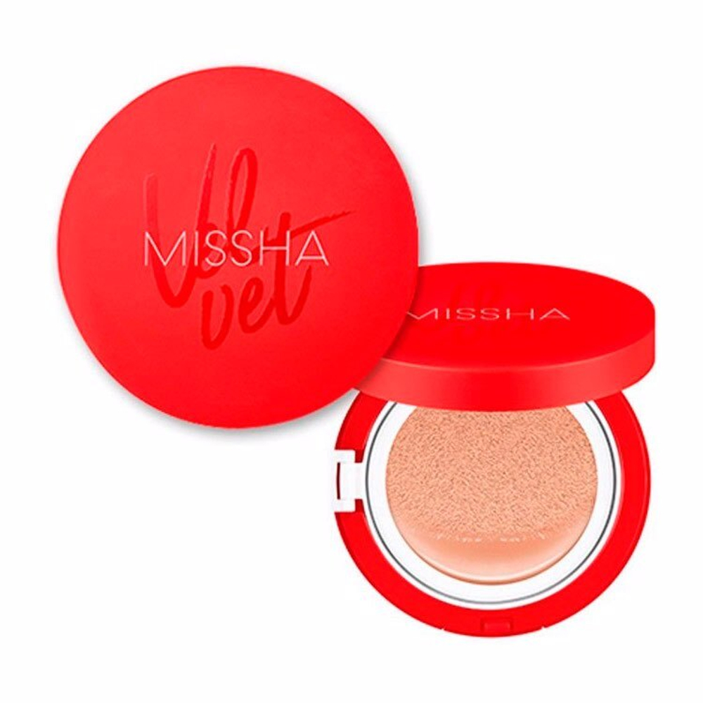 MISSHA Кушон тональный с матовым финишем Velvet Finish Cushion#23