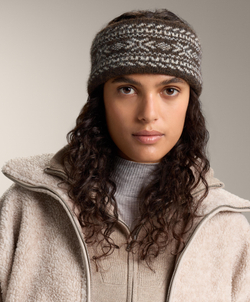 Oysho Жаккардовая повязка на голову, шоколадный