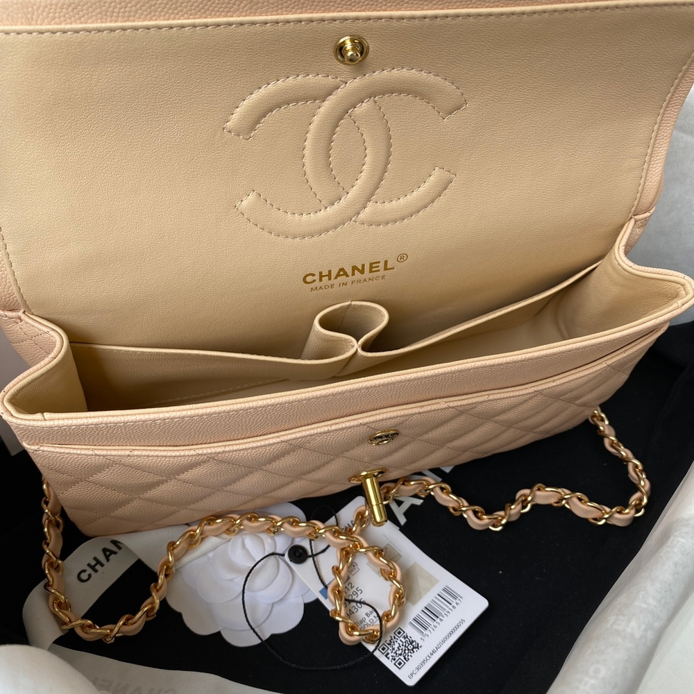 Chane1 Classic Flap Bag 25 cm