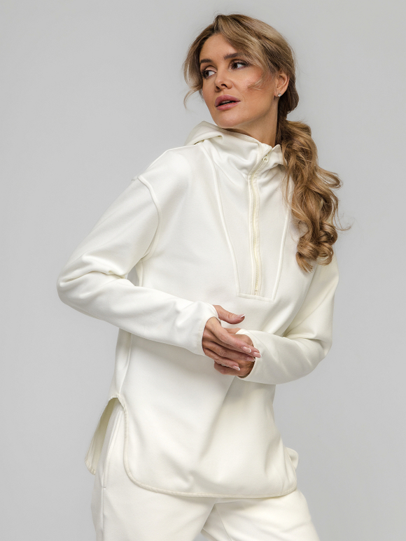 Анорак с капюшоном, женский, цвет "Молочные берега"