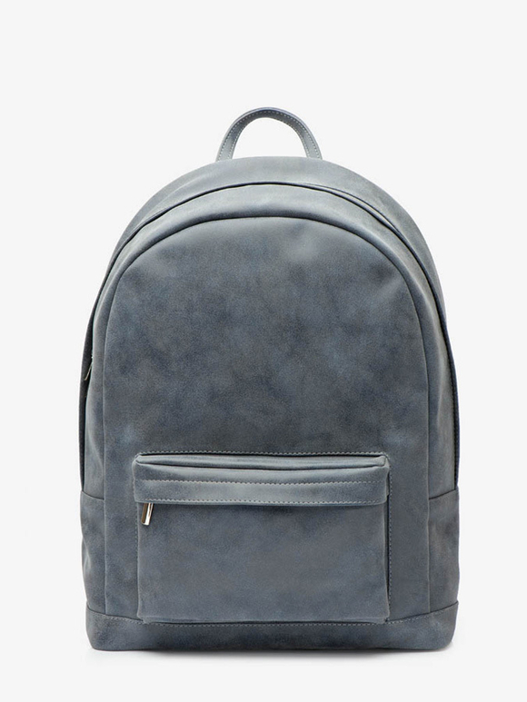 рюкзак закругленный синий L эко