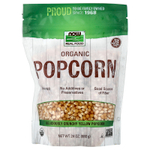 NOW Foods, Real Food, органический попкорн, 680 г (1,5 фунта)