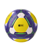 Мяч футбольный Primero Kids №4, белый/фиолетовый/желтый