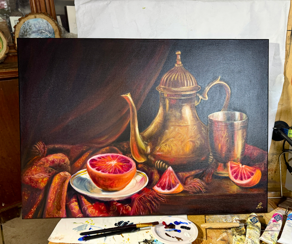 Картина «Восточные мотивы» | Холст, масло 70х50 см | Художница Ефимова Ольга