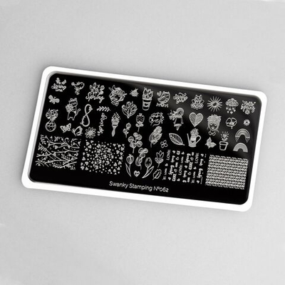 Swanky Stamping Пластина для стемпинга 062