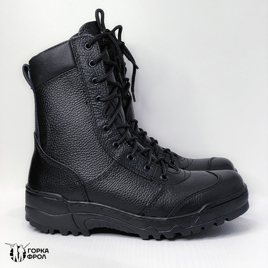Ботинки армейские с высокими берцами 0420 «Urban» Черные