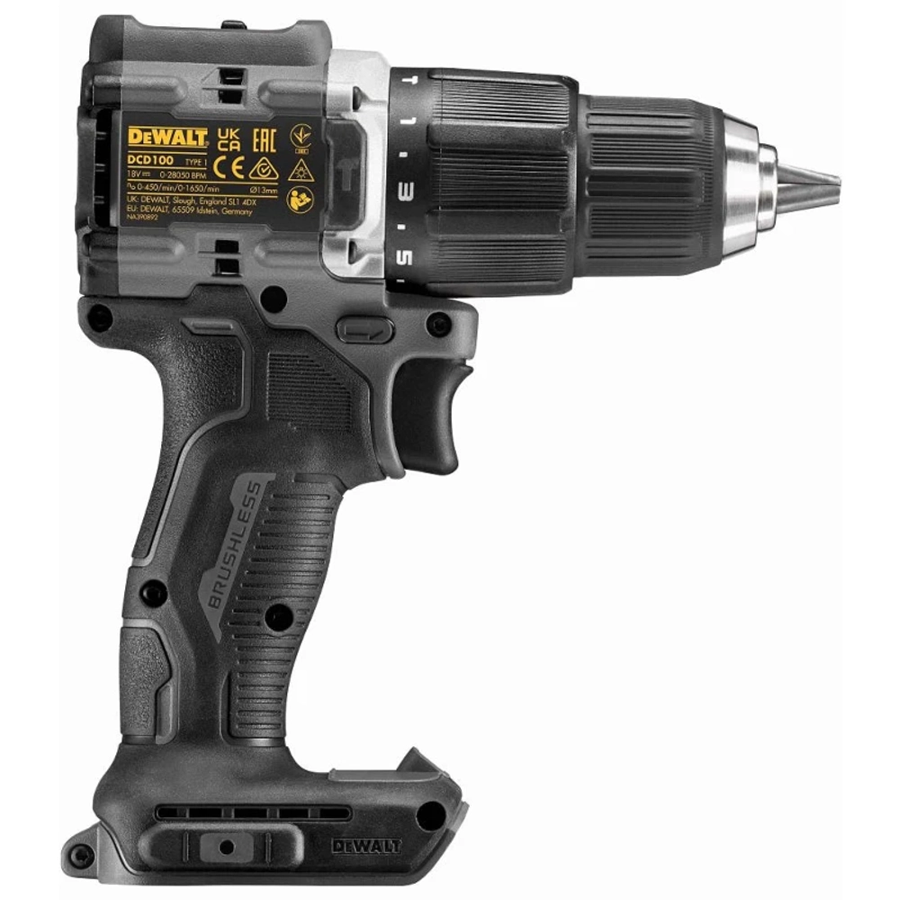 DeWalt DCD100M2T шуруповерт аккумуляторный (2 x 4 Ач, ЗУ)
