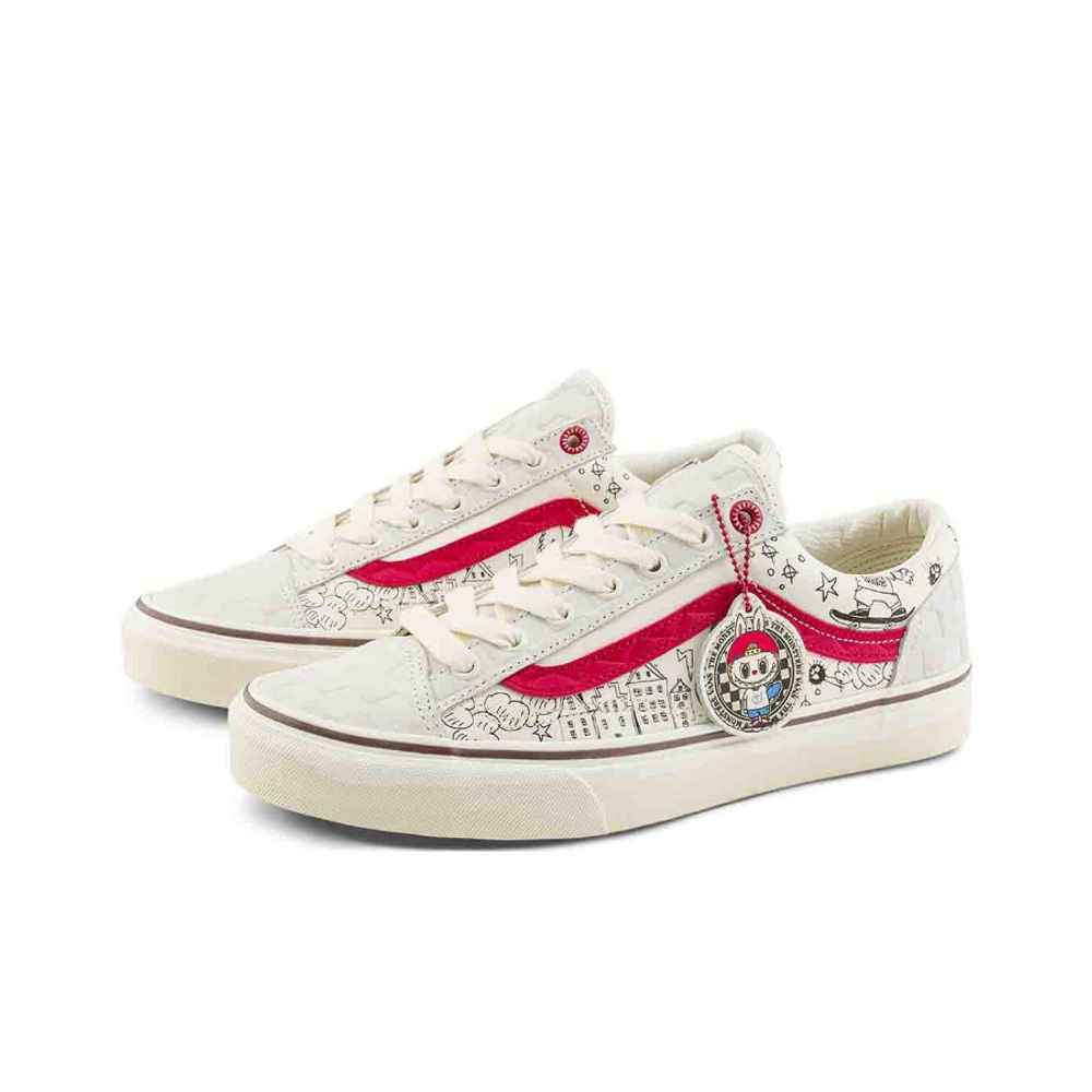 Vans style 36 white red 2025