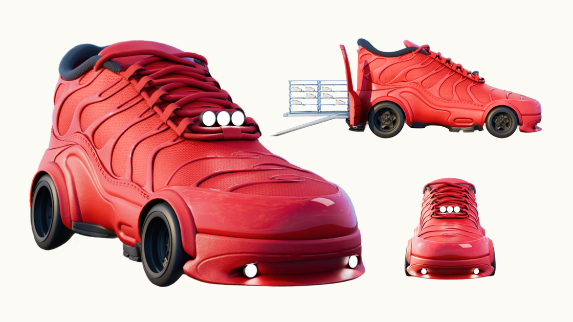 Маркет поставил кроссовки на колёса