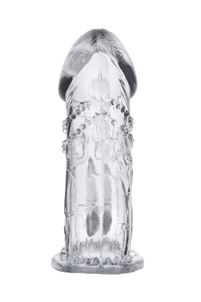 Насадка на пенис Toyfa прозрачная 13 см