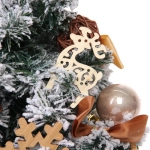 Елка декоративная «Сказка» 60 см, ПВХ с белым напылением (68 веток), Шампань