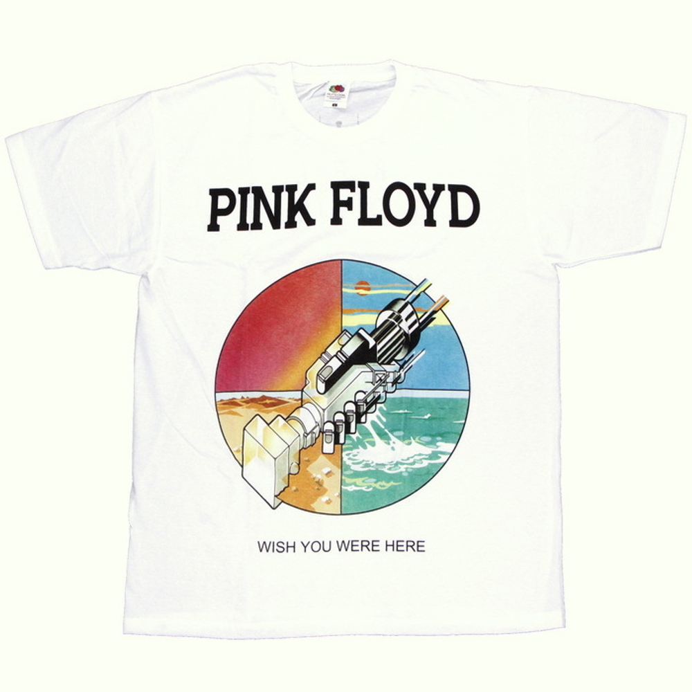 Футболка Pink Floyd Wish You Were Here (белая)