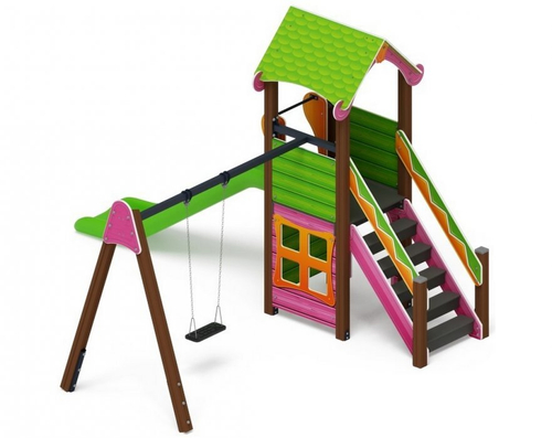 Детский игровой комплекс Лукоморье ДИК 2.25.02-01 H=1200