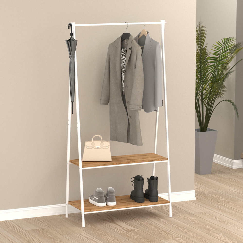 ВЕШАЛКА ГАРДЕРОБНАЯ АЛАБАМА 32 БЕЛАЯ