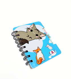 Блокнот "Котики" 12 см оптом