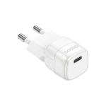 Сетевое зарядное устройство Wall Charger Mini USB-C, 20Вт, PD, GaN, белый