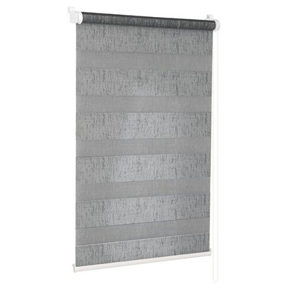 Рулонная штора Лагос, 160хполотн 43 см, шир.крепл. 47 см, сер, СРШ-01МК-4486